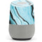 Aqua Blue Marble Ink Google Home Skin